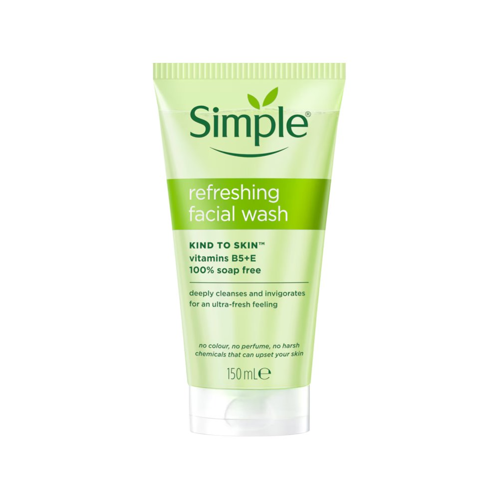 Simple Kind To Skin Refreshing Facial Wash Gel 150 ml (UK)